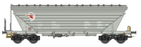 NPE Modellbau NW52230 - TT - Getreidesilowagen Loko Trans, Ep. VI